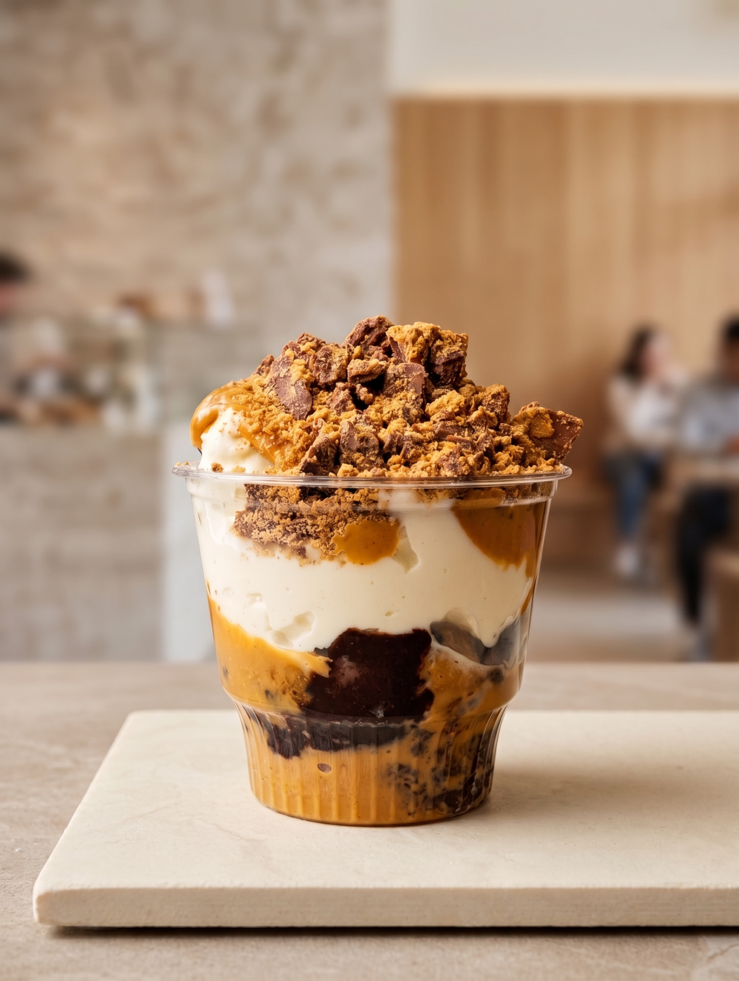 You Got Peanut Butter In My Cookie Cup with Reese's cups and peanut butter sauce